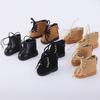 High Barrel Doll Boots DIY Clothes Accessories New Leather Shoes 20cm Cotton Doll/1/12 Dolls