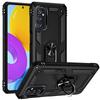 For Samsung Galaxy M52 Case Shockproof Armor Ring Stand Bumper Silicone Phone Back Cover For Galaxy M12 M32 M42 M02 M02S Cases