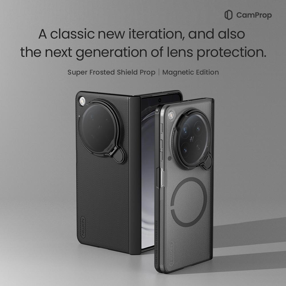 Nillkin для OPPO Find N6 Чехол Super Frosted Shield Подставка Магнитная Крышка Защита Камеры Ультратонкий Матовый ПК Ударопрочная Задняя Крышка