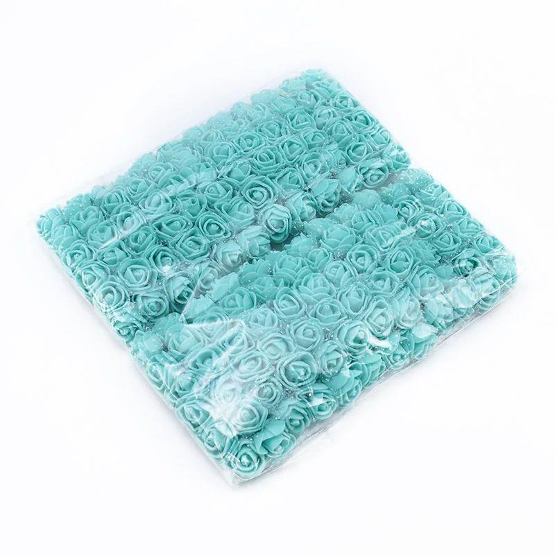 144 шт. Искусственный цветок из пенопластовой пряжи Роза Защита от ультрафиолета для улицы Рождественская садовая арка Венок Свадебный фестиваль Дом своими руками Коробка конфет