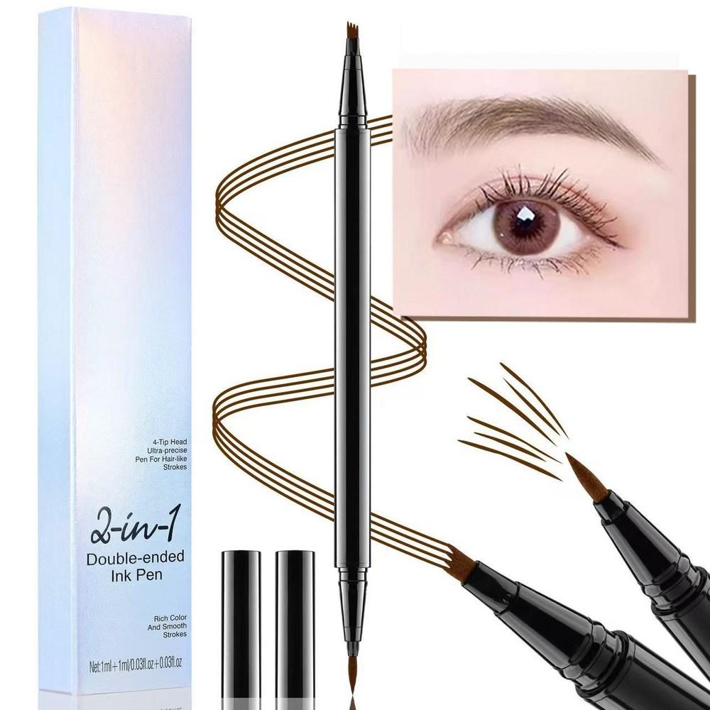 Eyebrow Tattoo Pen Water Line: True eyebrow tattoo look, 1 pcs, 01 Black