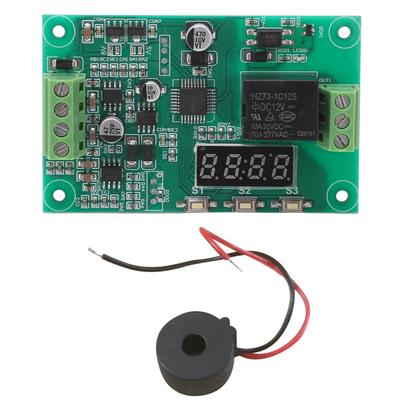 Модуль обнаружения тока AC220V 0-30A Высокоточный цифровой дисплей Плата датчика тока DC 12V