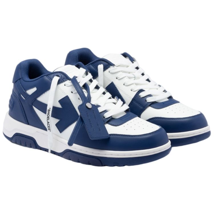 Off-White Out of Office Low Dark Blue White Men Sneakers OMIA189S22LEA001-0142