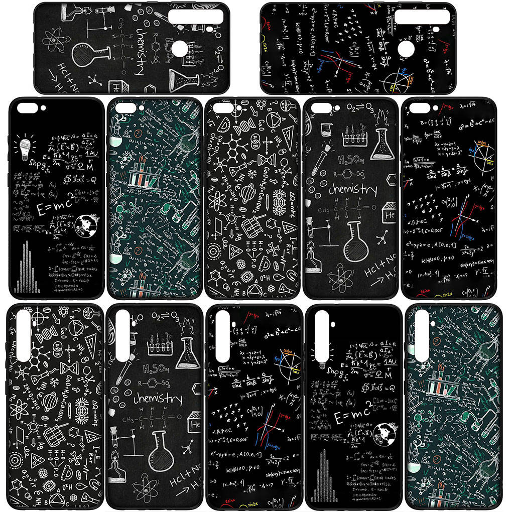 Для iPhone 16 15 Xiaomi Redmi Note 14 13 12 11 Pro Max X 8 16e Samsung Galaxy S25 S24 S23 Moto OPPO Huawei Chemical Maths Equation Formula Phone Case