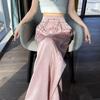 Новые китайские стильные складные широкие брюки для женщин на лето, тонкие жаккардовые повседневные брюки для женщин для защиты от солнца