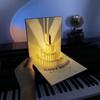 3D Birthday Greeting Card with Cake Music and Photo Printing