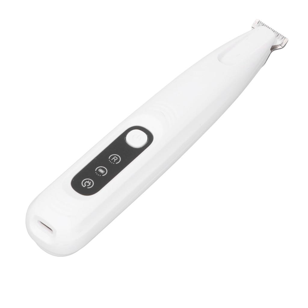 Dog Foot Hair Trimmer with LED Light Rechargeable Cordless Water Resistant Grooming Clipper for Dogs Cats Grooming