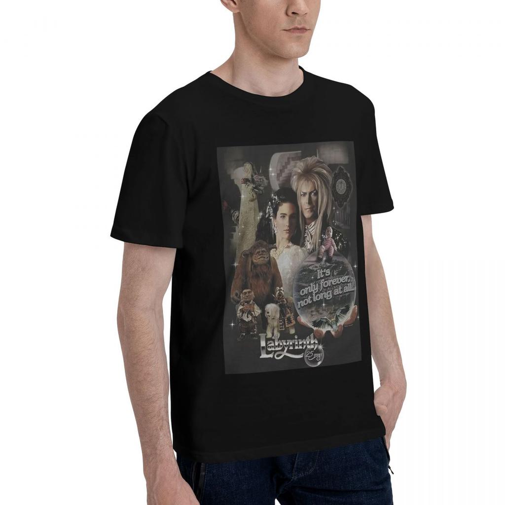 Labyrinth 25 Years Of Magic 100 Cotton Casual Breathable Confortable Top Mens Clothing Brands Clothes Men