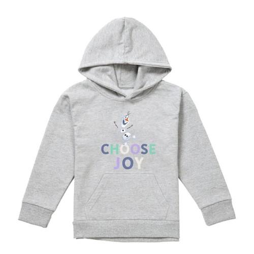 Frozen Childrens/Kids Choose Joy Olaf Heather Pullover Hoodie