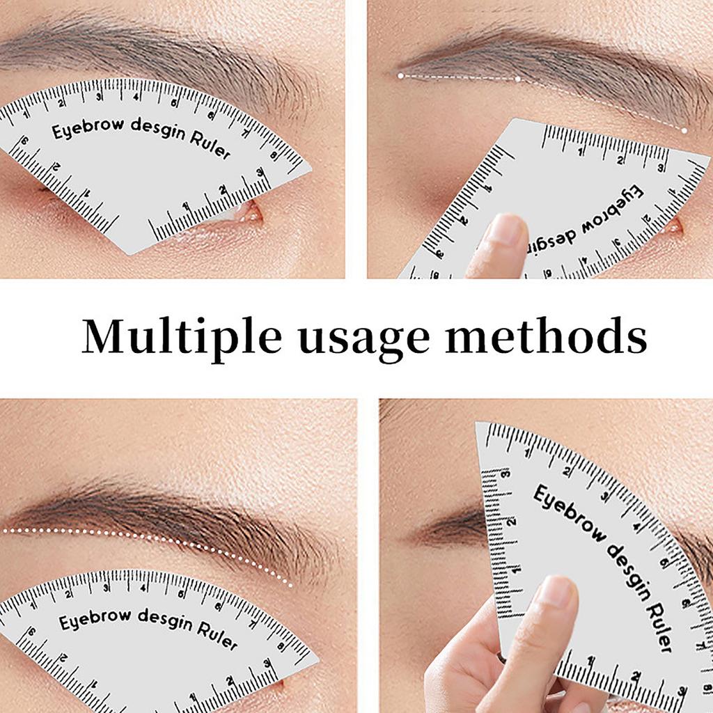 Quick Eyebrow Drawing Guide Reusable Brow Shaping Tool Kit With Stencil Templates
