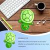 17cm Jumbo Openable Glow-in-the-Dark Turtle Doll Oversized Soft Toy Storage Box Sea Turtle Ornament for Kids