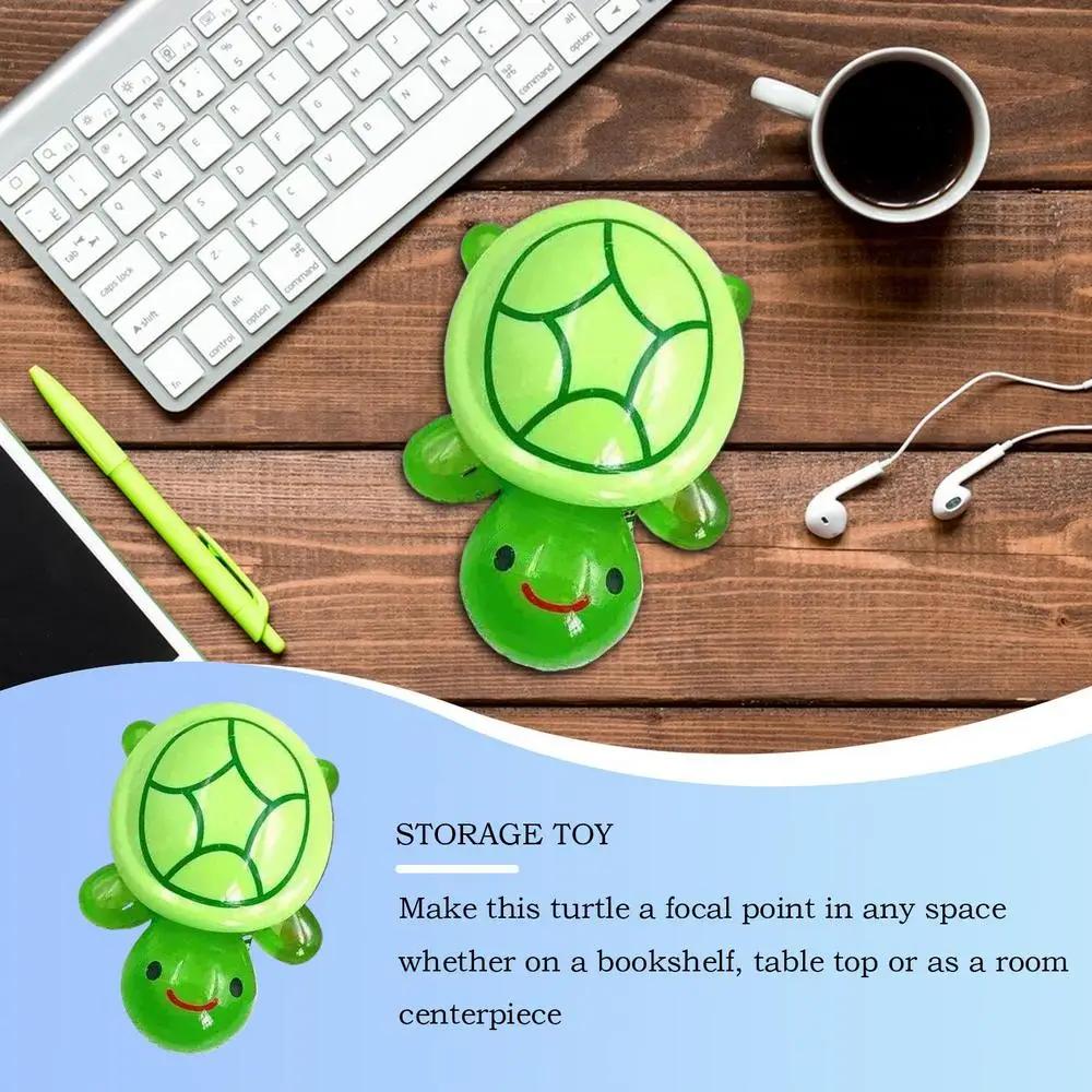 17cm Jumbo Openable Glow-in-the-Dark Turtle Doll Oversized Soft Toy Storage Box Sea Turtle Ornament for Kids