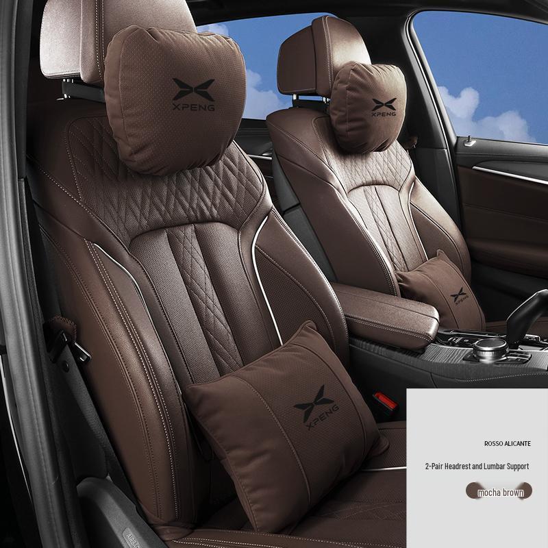 XPeng P7 Headrest & Lumbar Support, P5/G3/i G9 Neck Pillow: Maybach Style.