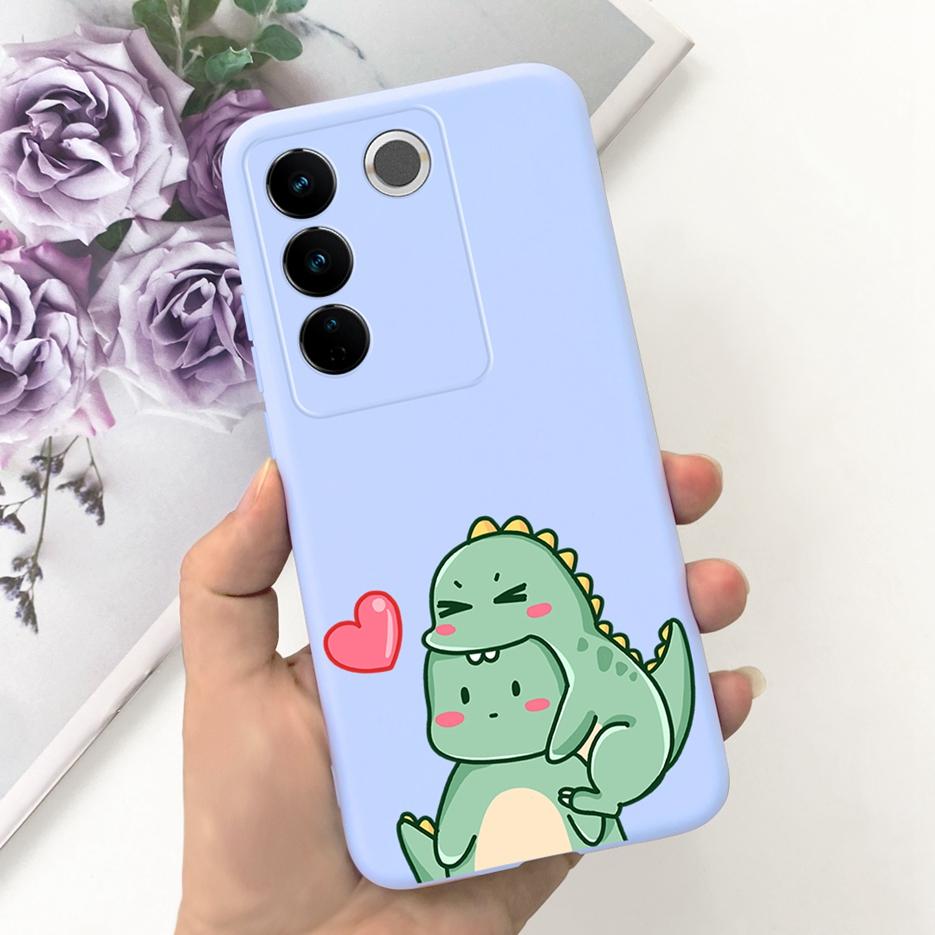 Чехол для Vivo V27 Чехол для Vivo V27e V2237 Милый Модный Расписной Чехол Мягкий Силиконовый Чехол для Телефона Для Vivo V27 Pro V 27 V27e Задняя Крышка Сумки
