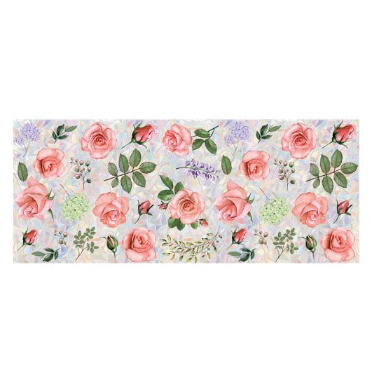 Радужная оконная пленка для конфиденциальности, цветочная статическая наклейка, наклейки на стекло с радужным эффектом, съемная оконная наклейка для дома, ванной, двери, окон автомобиля