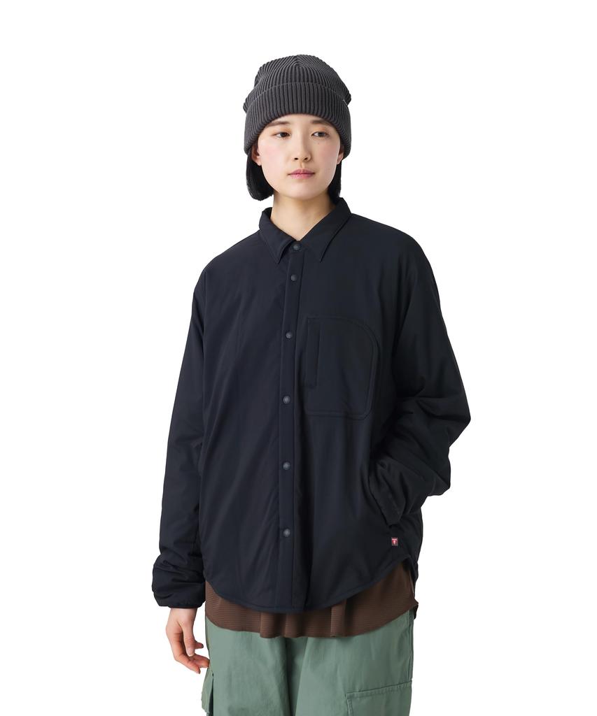 Snow Peak Flexible Insulated Shirt Long XL SH-26SU001 - Tops, Shirt, Sleeve, Padded, Men's/Women's, BLACK,