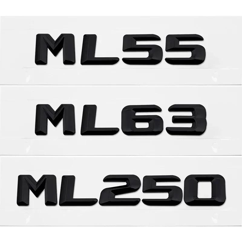 3D Metal ABS Car Trunk Sticker Letter Badge for Mercedes Benz Old Style ML55 ML63 ML250 ML300 ML320 ML350 ML400 ML430 Emblem ee05