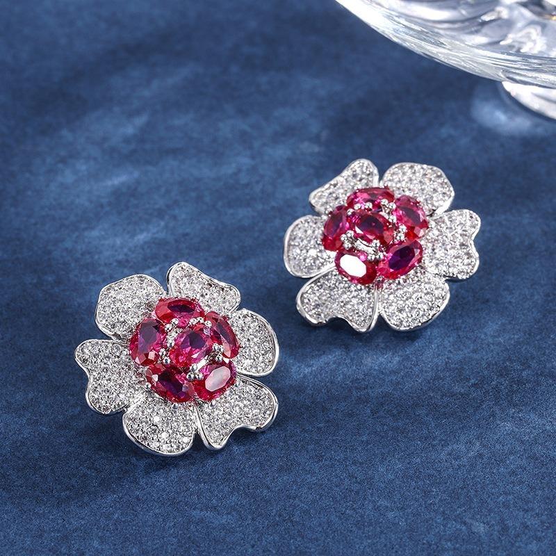 Sace Gems Классические роскошные серьги с цирконием для женщин, подарки на свадьбу