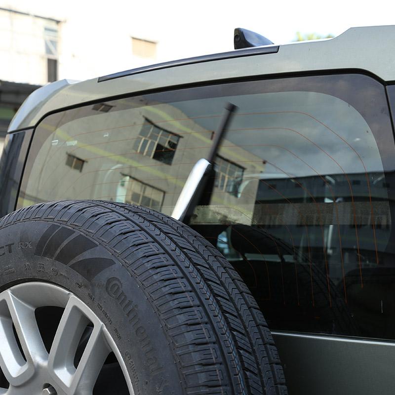 Для Land Rover Defender 90 110-22 ABS автомобиля задняя крышка стеклоочистителя заднего стекла стеклоочиститель отделка наклейки автомобиля