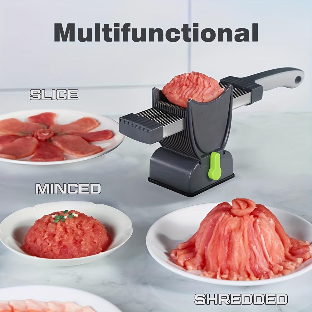 Ручная мясорезка Набор ABS Кухонная мясорезка Подходит для говядины лосося баранины овощей Не требует зарядки Не нужны батарейки