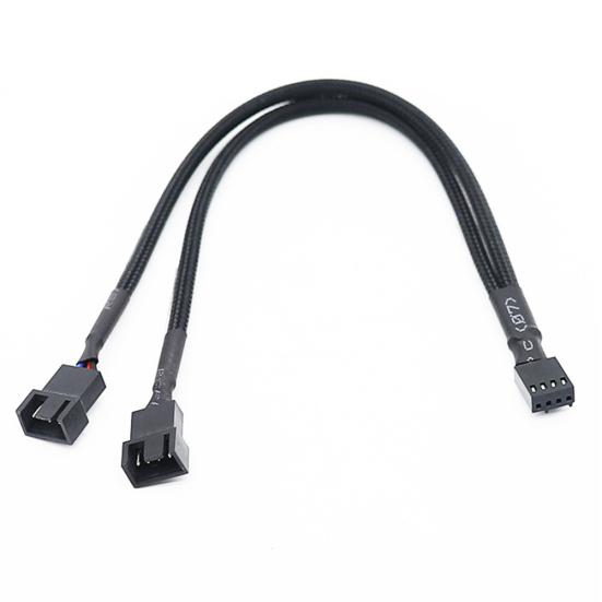 27 см 4-контактный ШИМ-разветвитель адаптер питания кабель для корпуса процессора компьютера вентилятор-кулер