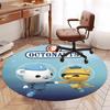 Octonauts Printed Round Rug Carpet Chair Rug Area Rug Entryway Doormats,for Office Chair Living Room Bedroom Kitchen Room.