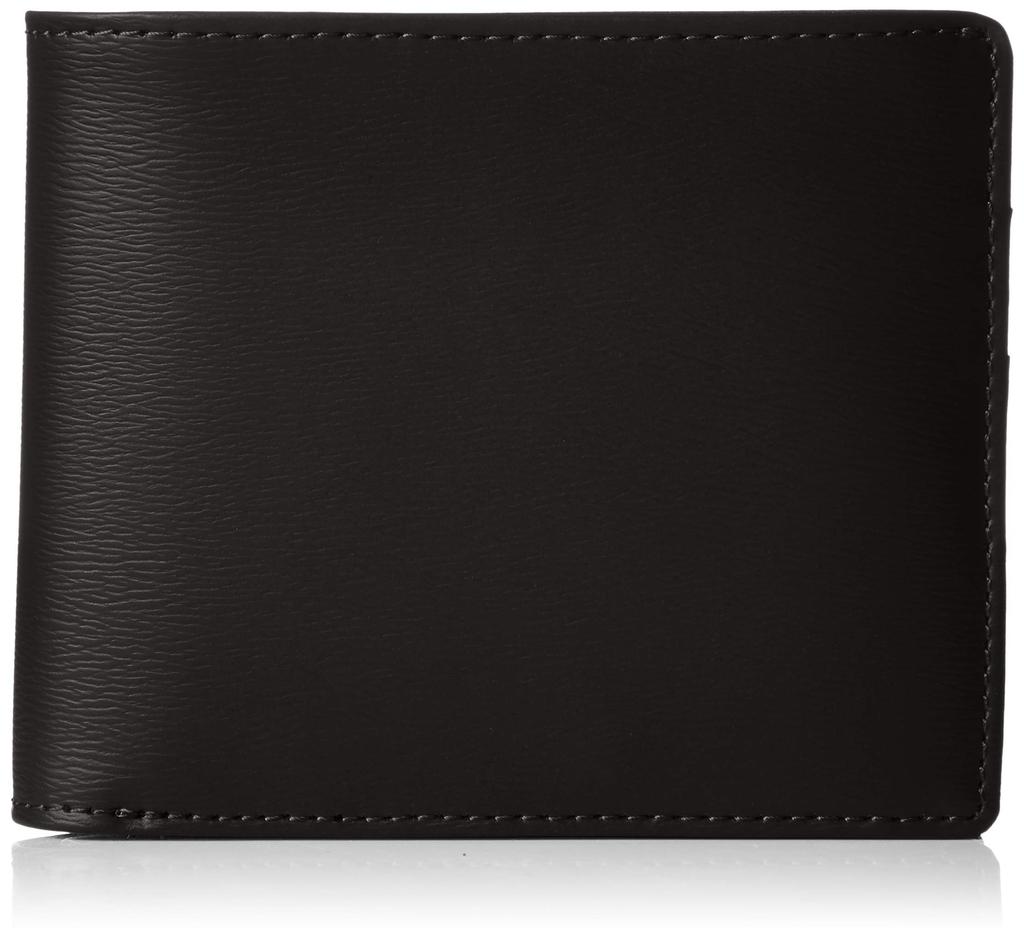 Кошелек бифолд Prairie 1957 из черной французской телячьей кожи бокс с карманом для монет