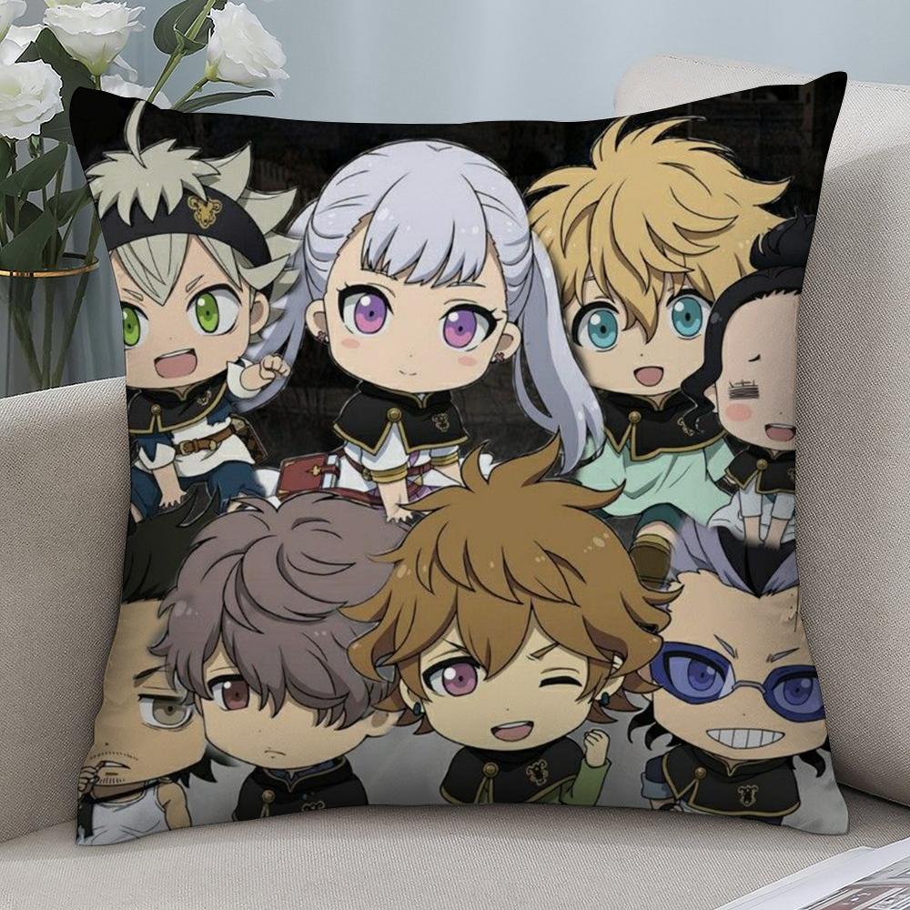Горячее Аниме B-Black Clover Наволочка Короткий Плюш Диван Декоративный Подарок Дом Двусторонняя Печать Подушка