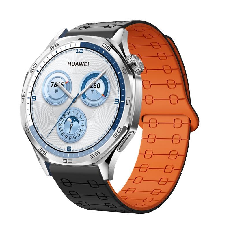 Силиконовый ремешок для Huawei Watch GT 6 GT6 Pro 46 мм с магнитной петлей Correa для Huawei Watch 5 Pro 4 3 GT6 GT5 GT4 GT3 GT2 GT2e