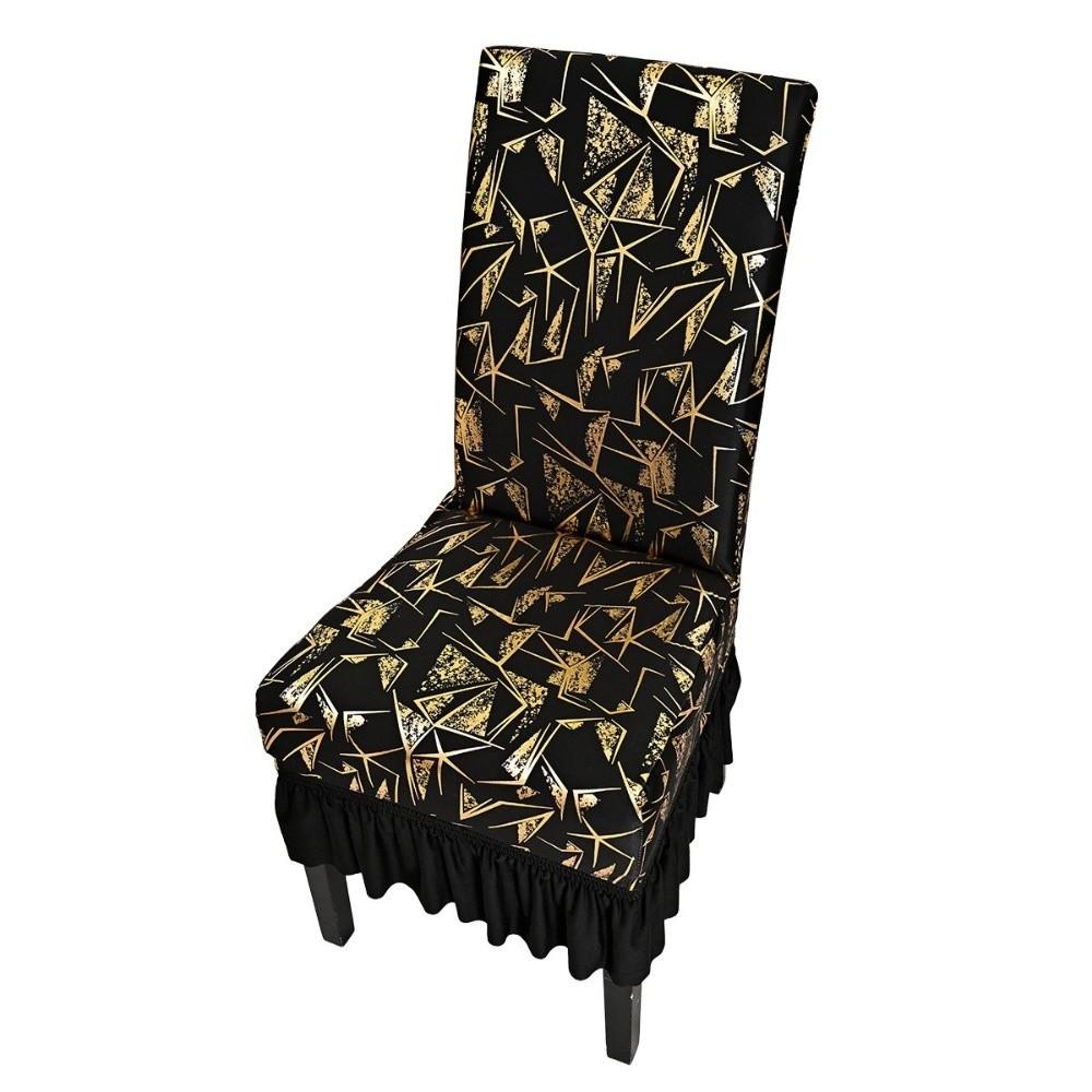 Dustproof Skirted Chair Cover Wear-resistant Dinning Seat Case Chair Slipcover Living Room