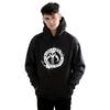STAR WARS Мужская толстовка с капюшоном The Mandalorian Bounty Hunter Splatter Skull