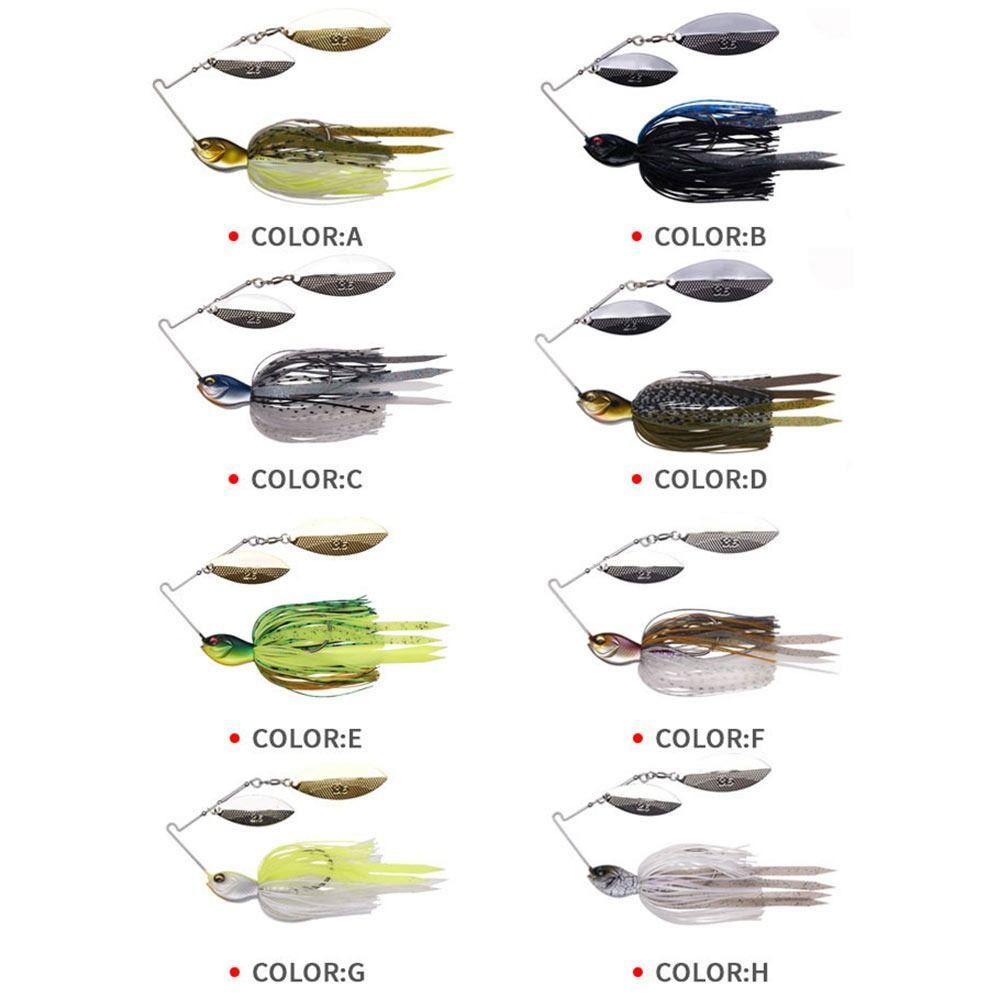 18 г 1 шт юбка спиннинг лезвия соленая вода японская приманка карповая ловля Pesca 9020 спиннербейт резиновая металлическая джиг-головка с силиконом