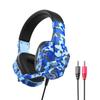 New Camouflage Lighting Headphones Gaming Headset Computer Notebook Headphones Wired Gaming Headphones