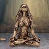 Mother Earth Goddess Art Statue Figurine for Home Decor Gift Resin Ethereal Gaia Garden Outdoor Decor