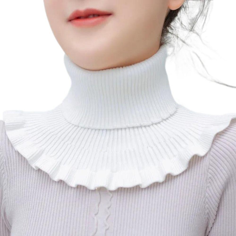 Windproof Scarf Detachable Neck Warmer Fashion Turtleneck Men Women