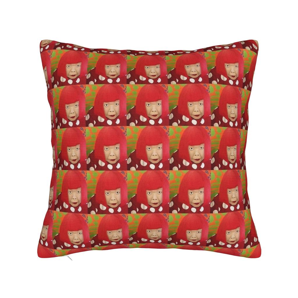 Yayoi K-Kusama Pillowcase Soft Fabric Cushion Cover Decorations Pillow Case Cover Home Square 40X40Cm