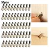 50pcs Laminate Support Pegs Cabinet Closet Laminate Pins Glass Plate Holder Fixing Bracket Shelf Bracket Furniture Hardware