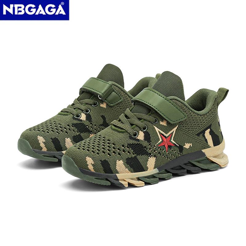 Модные повседневные сетчатые кроссовки для мальчиков на липучках и шнурках - Легкие и дышащие для бега и спорта