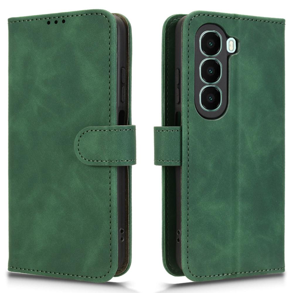 For itel A95 5G Leather Case Skin Feel Anti Drop Wallet Flip Phone Cover