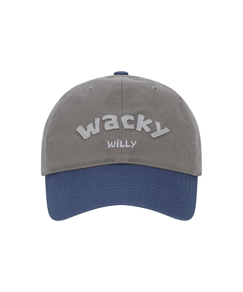 Кепка с аппликацией WACKY WILLY и контрастными деталями (3 цвета)