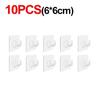 5-50pcs Transparent Self Adhesive Hooks Door Wall Mounted Hanger Hook Suction Heavy Load Rack Kitchen Bathroom Organizer Holder