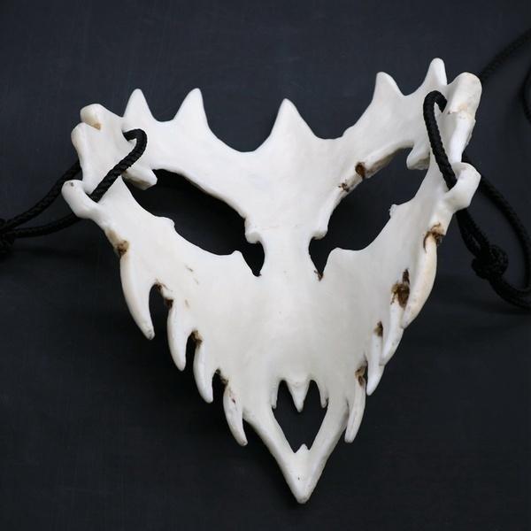 Новый Хэллоуин Косплей Смола Маска Маска Дракона Бога Экологичная Животная Тематическая Вечеринка Маска Черепа Животного