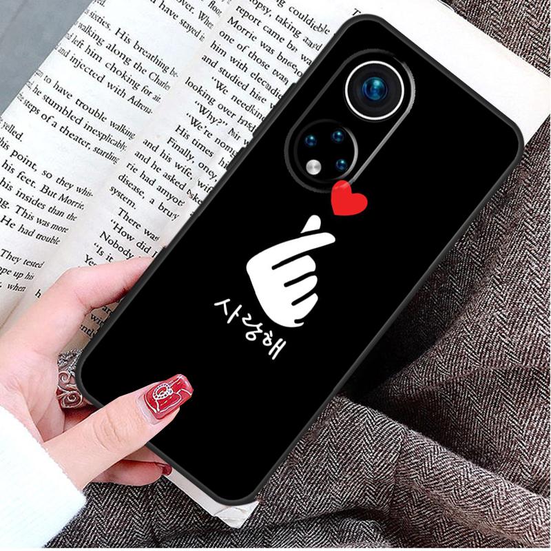 Чехол Kpop Пальцевое Сердце для Honor Magic 8 5 6 7 Lite Honor 200 400 Pro 50 70 90 X9d X9b X9c X9a X8c X8b Win RT