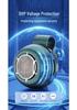 Portable Leafless Mini Cyclone Fan: Clip-On, Handheld, Wearable & Rechargeable