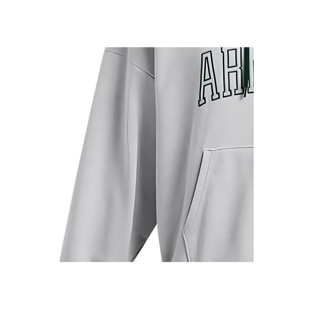 Under Armour Icon UA HWT Terry OS Hoodie American Retro Sports Casual Pullover Sweatshirt Men Hoodies Gray 1386549-011