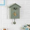 House Shape Bird House Clock Accurate Cuckoo Chime Creative Cuckoo Wall Clock  Garden