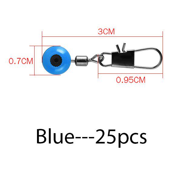 Разъем для рыбалки 25 шт. / Лот рыболовное шарнирное соединение сплошное кольцо блокировка Snap коробка для рыболовных снастей на карпа