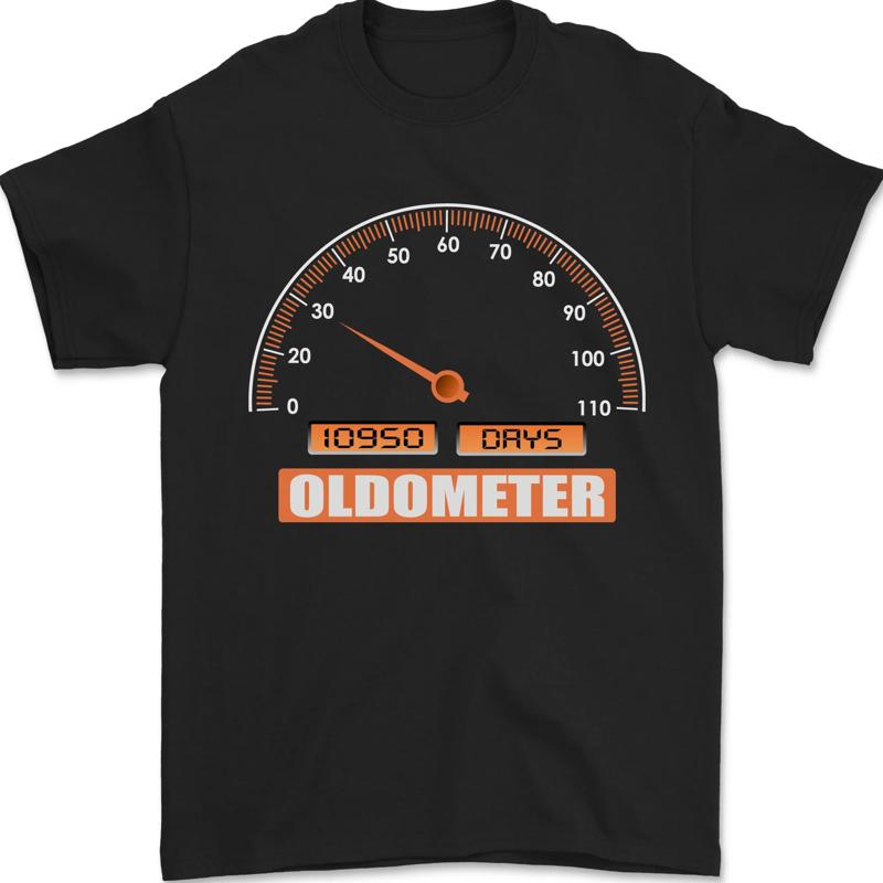 30th Geburtstag 30 Jahre Alt Ageometer Lustig Herren T-Shirt 100% Baumwolle