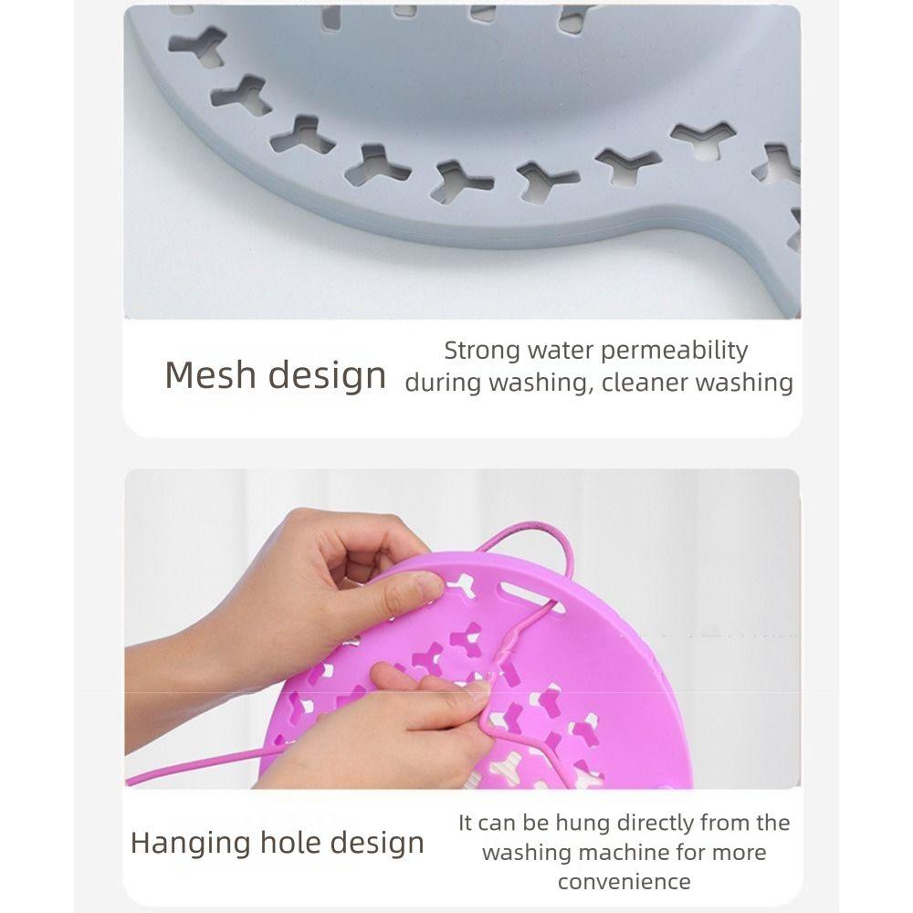 Силиконовый мешок для стирки бюстгальтеров, защищающий от сдавливания и деформации, с отверстием для подвешивания, быстро сохнущий