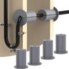 6Pcs Rubber Cable Routing Kits Protective Sleeve Furniture Wall Hole Bushing Wall Grommets for Cables Easy To Use